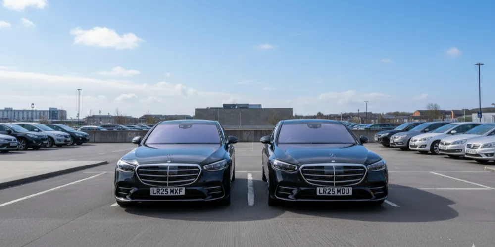 Mercedes S Class long distance chauffeur service.
